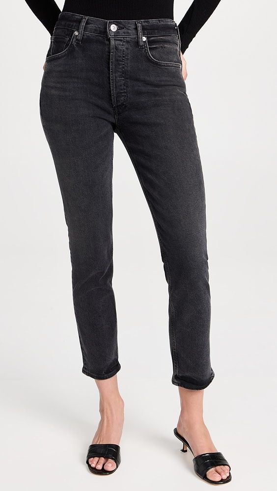 Citizens of Humanity Charlotte High Rise Straight Jeans | Shopbop | Shopbop