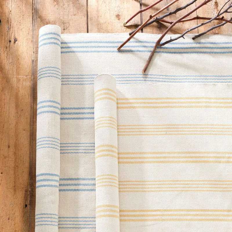 Swedish Stripe Handwoven Cotton Rug | Wayfair North America