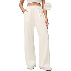 Ewedoos Wide Leg Pants Woman Stretchy Work Dress Pants Women Trendy 2026 Business Casual Outfits ... | Amazon (US)