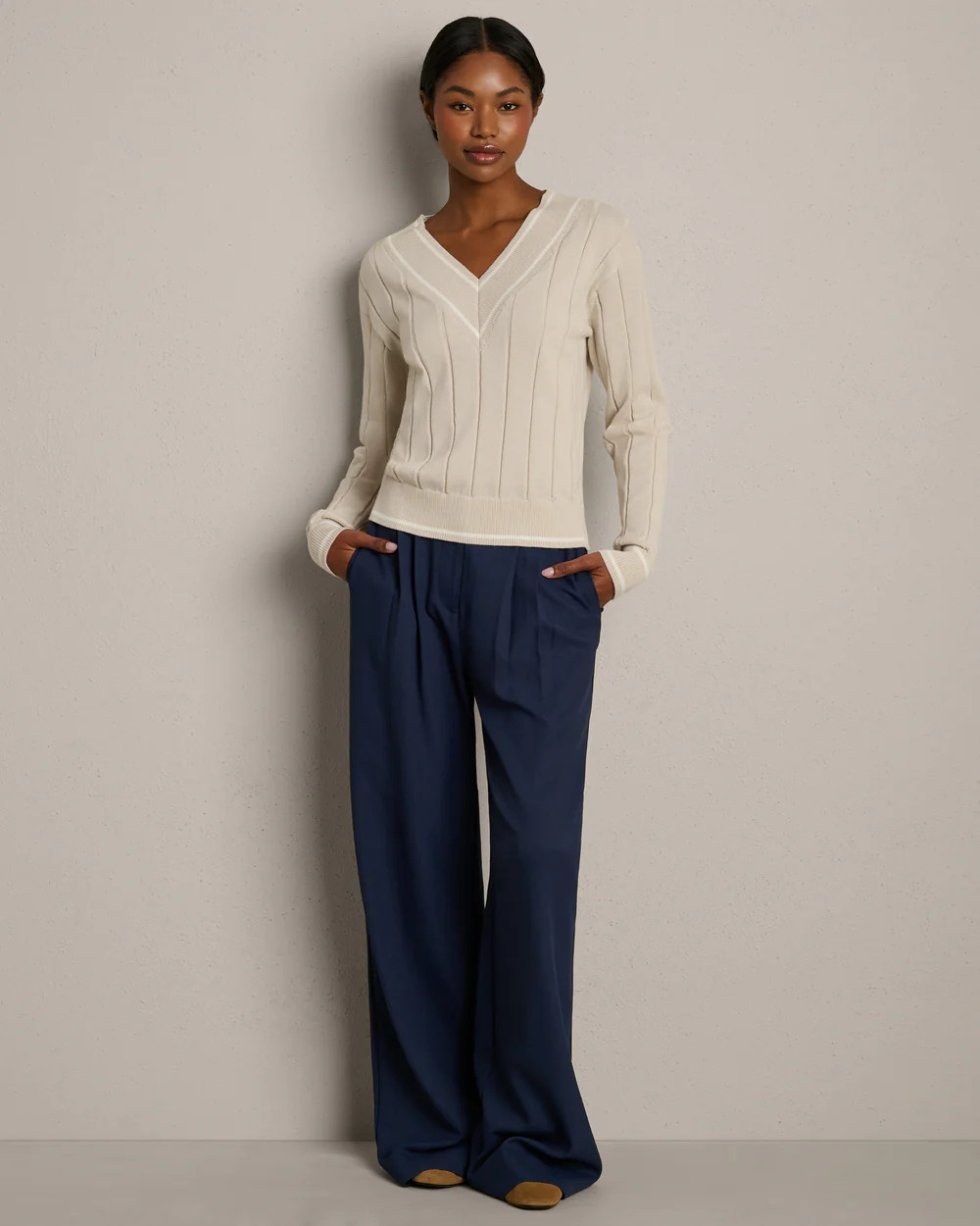 Varsity Cable Knit Sweater | Rhone