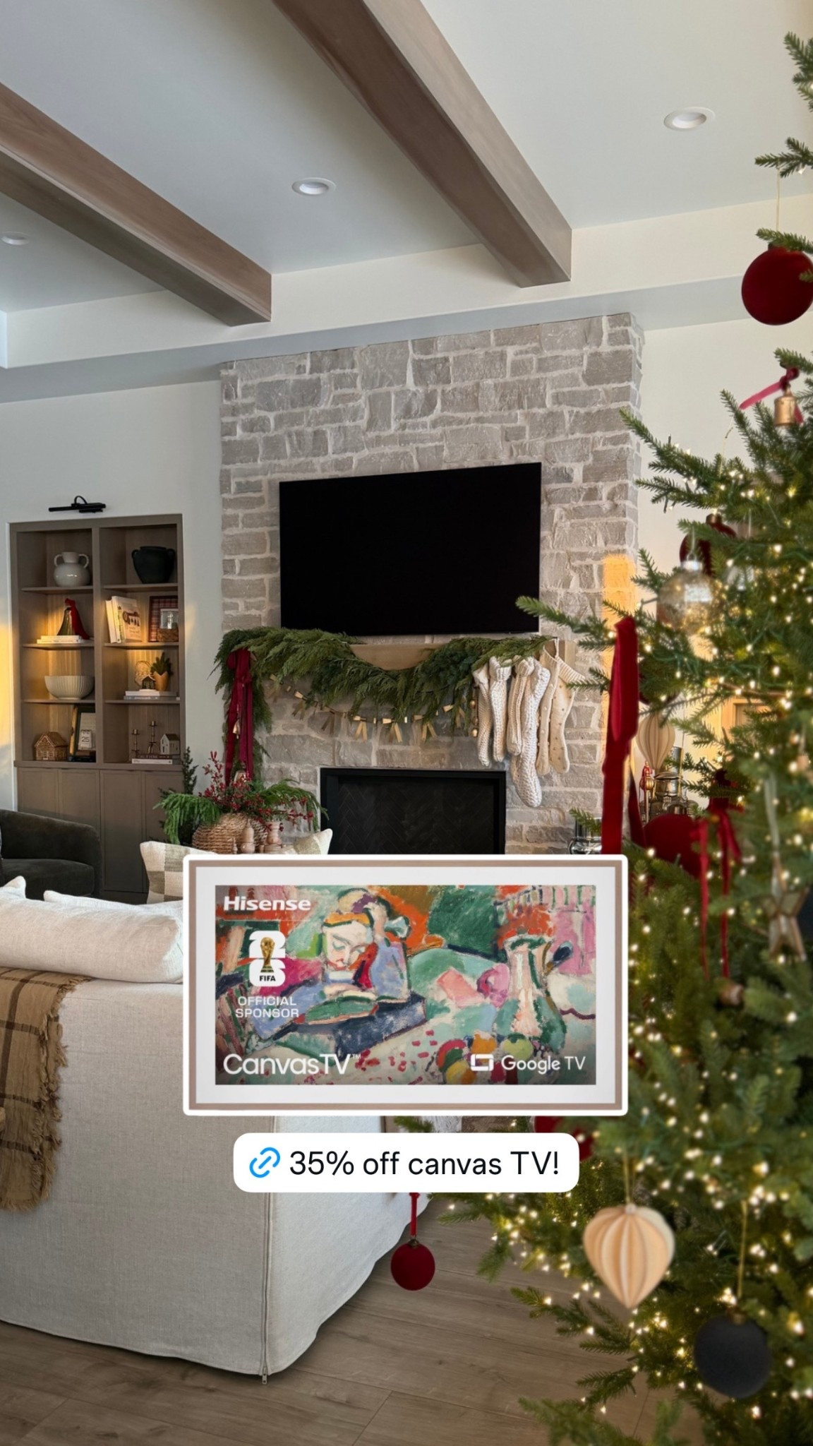 35% off the 55” and 65” Canvas TV today!

#LTKSaleAlert #LTKCyberWeek #LTKHome