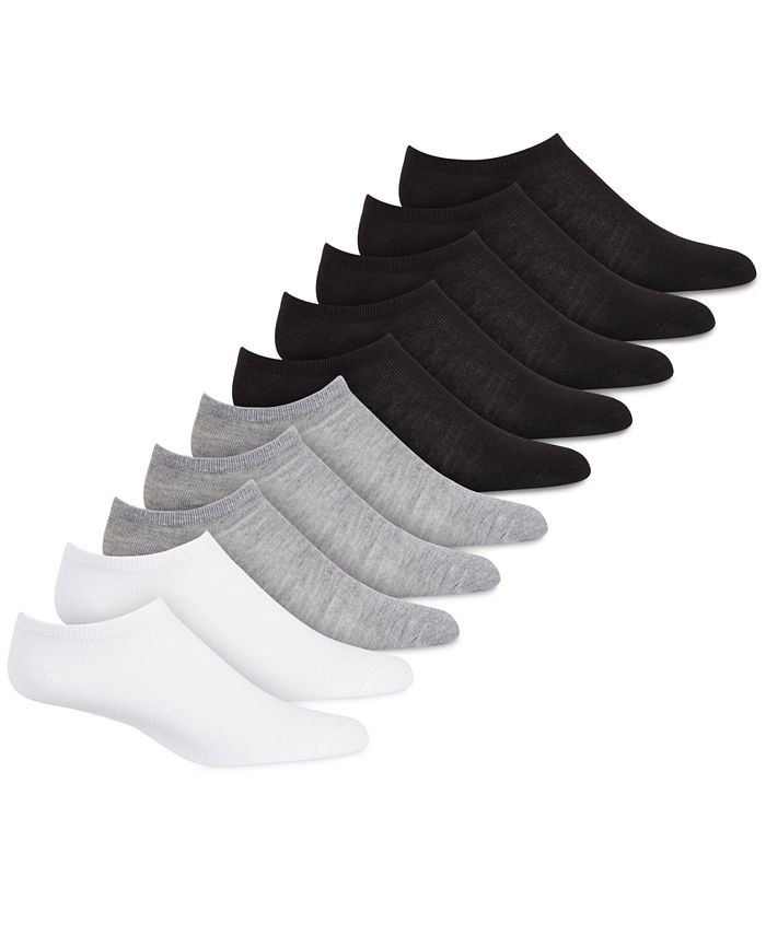 Women's 10 Pack No-Show Sport Socks | Macys (US)