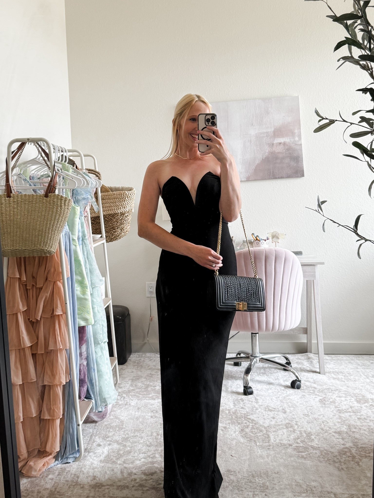 Lulus  formal wedding guest dress option! 🖤

Black strapless maxi dress with side slit - wearing an XS. Thicker material that hugs your body, comfortable and has a silicone lining at the top so the dress doesn’t slip. Perfect length with heels, it’s a little long with flats. Cute to wear as a black tie wedding guest dress.

Wedding guest fall, formal wedding guest dress, black wedding guest dress, black tie wedding guest dress, black tie optional wedding guest dress,  lulus wedding guest dress, classy wedding guest dress, formal dress, black dress, black maxi dress, formal fall wedding guest dress, formal wedding guest dress fall

#LTKSeasonal #LTKWedding #LTKParties
