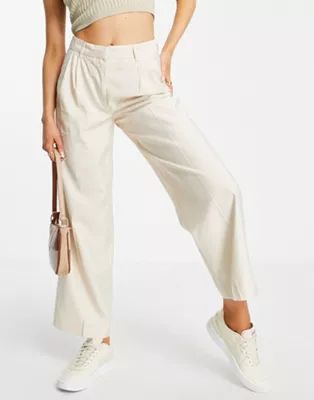 Y.A.S tailored pant in cream - part of a set | ASOS (Global)