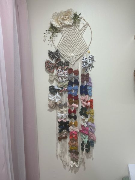 This dream catcher is perfect to hold Brooke's bows!

#LTKbaby #LTKfindsunder50 #LTKkids