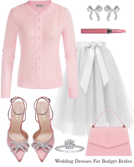 Pink, silver, and white bridal shower outfit idea.

Bride outfit. Bridal outfit. Rehearsal dinner. Engagement party. Bridal shower. Bachelorette party. After party outfit. Reception outfit. Honeymoon outfit.

#LTKSeasonal #LTKstyletip #LTKwedding