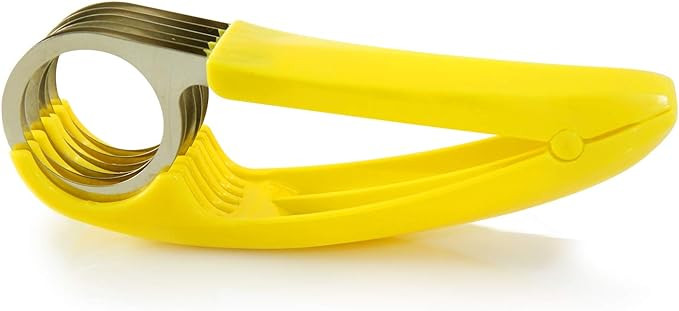 FireKylin Banana Slicer,ABS + Stainless Steel Fruit and Vegetable Salad Peeler Cutter Kitchen Too... | Amazon (US)