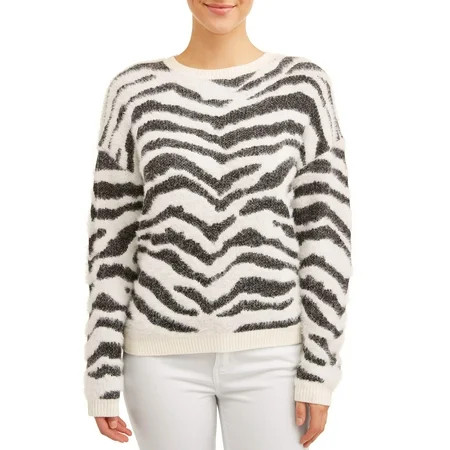 Time And Tru Tt Eyelash Pullover Sweater | Walmart (US)