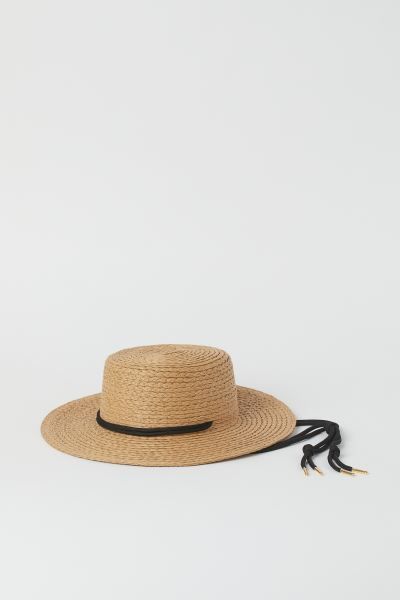 Chin-strap Straw Hat | H&M (US + CA)