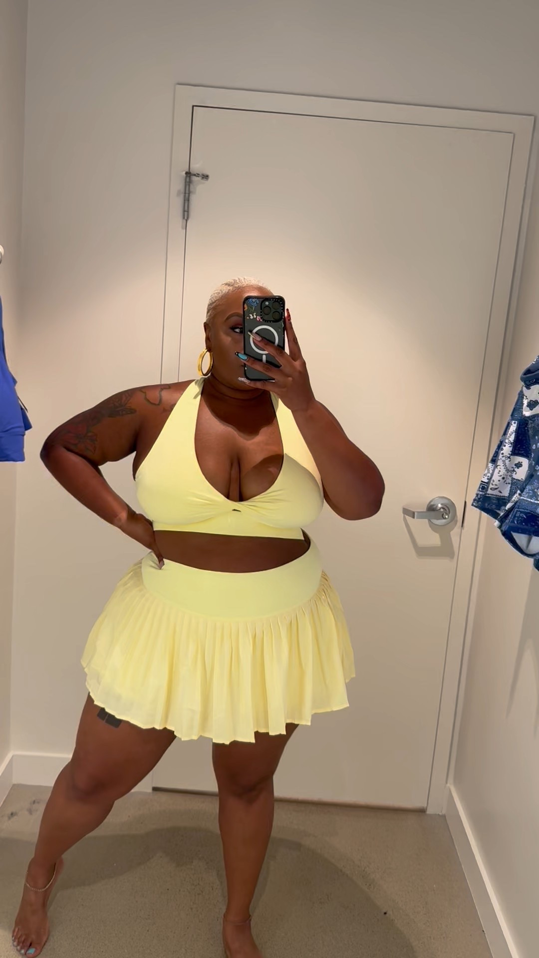 Butter | Butter Yellow | Yellow | Tennis Skirt | Plus Size | Fitness | Active | Activewear | Fabletics 

#LTKPlusSize #LTKActive