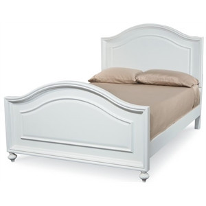 Legacy Classic Classic Madison Full Size Arched Panel Bed in White Color Wood | Cymax