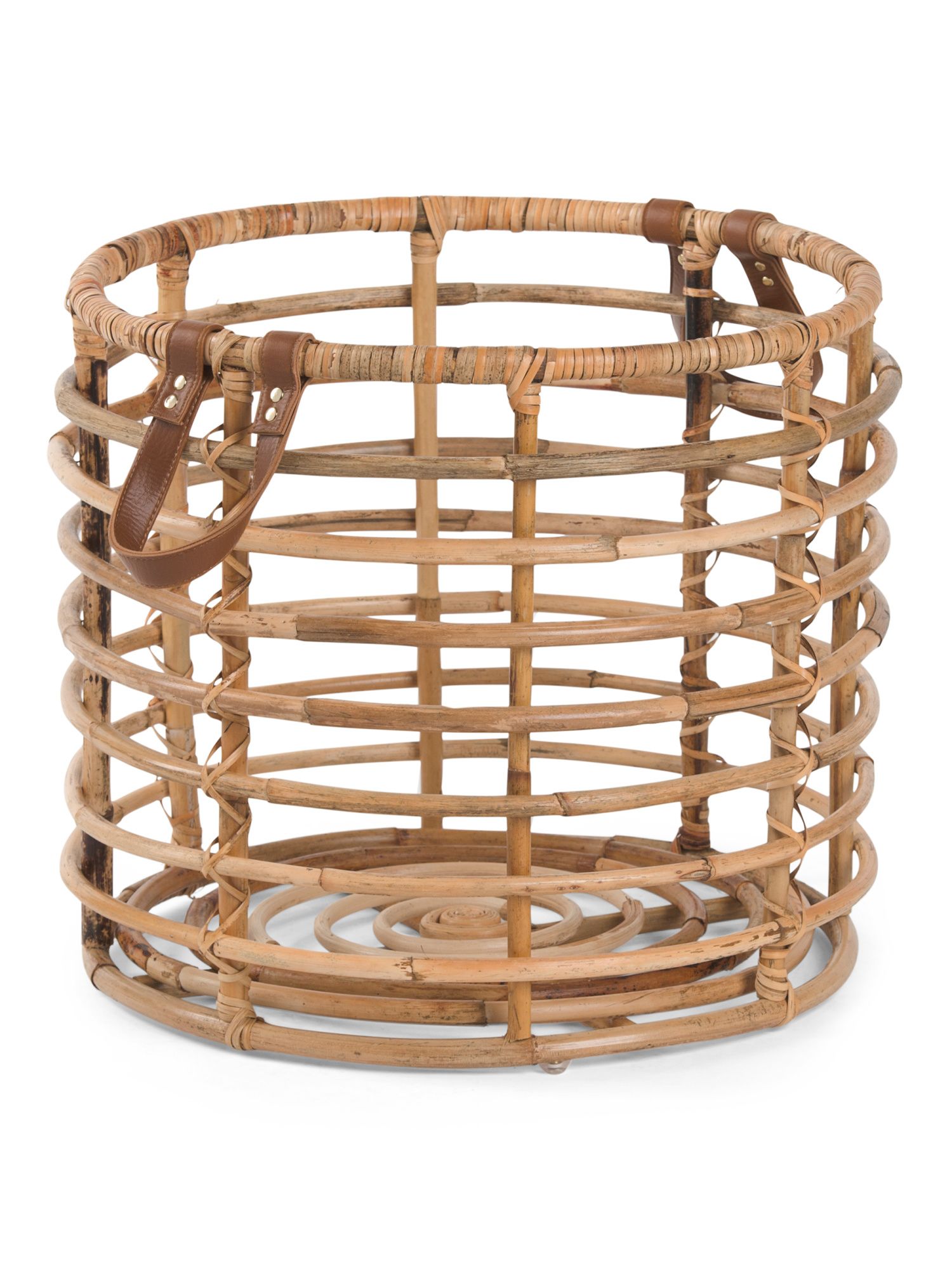 Xl Rattan Basket With Handles | TJ Maxx
