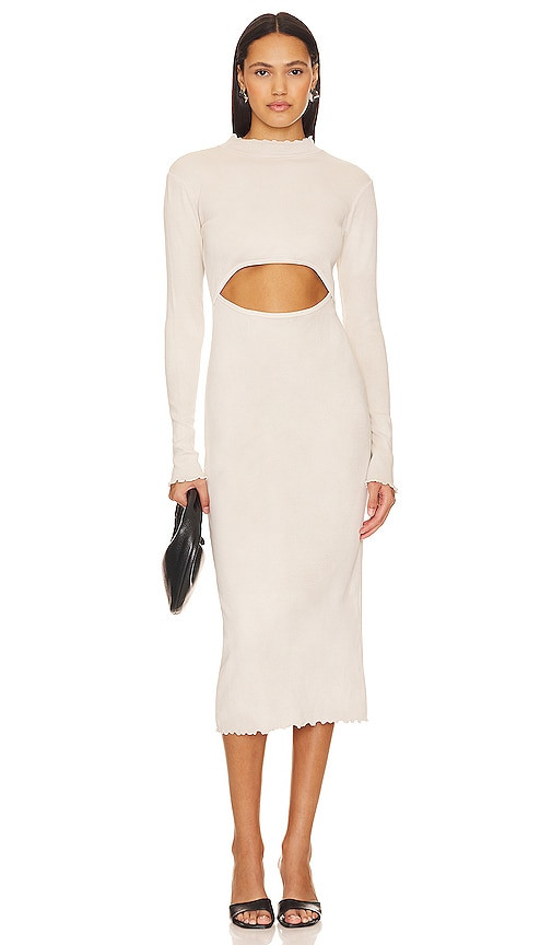 Tularosa Green Chiara Dress in Ivory. - size S | Revolve Clothing (Global)