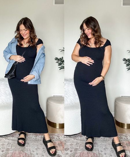 The stretchiest & softest dress - ribbed material and works with the bump too! Sized up to an XL - paired with a denim jacket


Follow my shop @kelsiekristine on the @shop.LTK app to shop this post and get my exclusive app-only content!

#LTKfindsunder50 #LTKbump #LTKmidsize