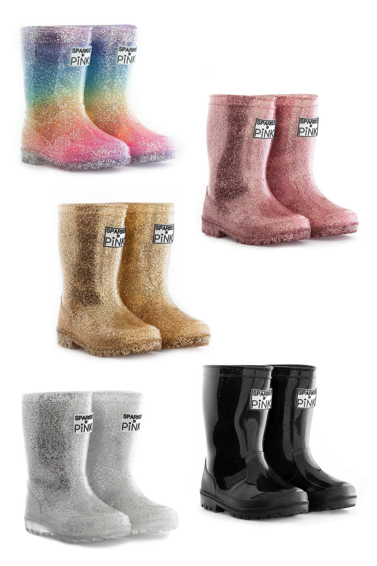 Sparkle In Pink Premium Glitter Boots | Sparkle In Pink