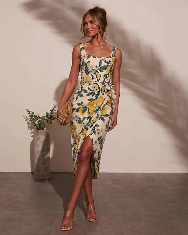 Sweet Days Wrap Midi Dress | VICI