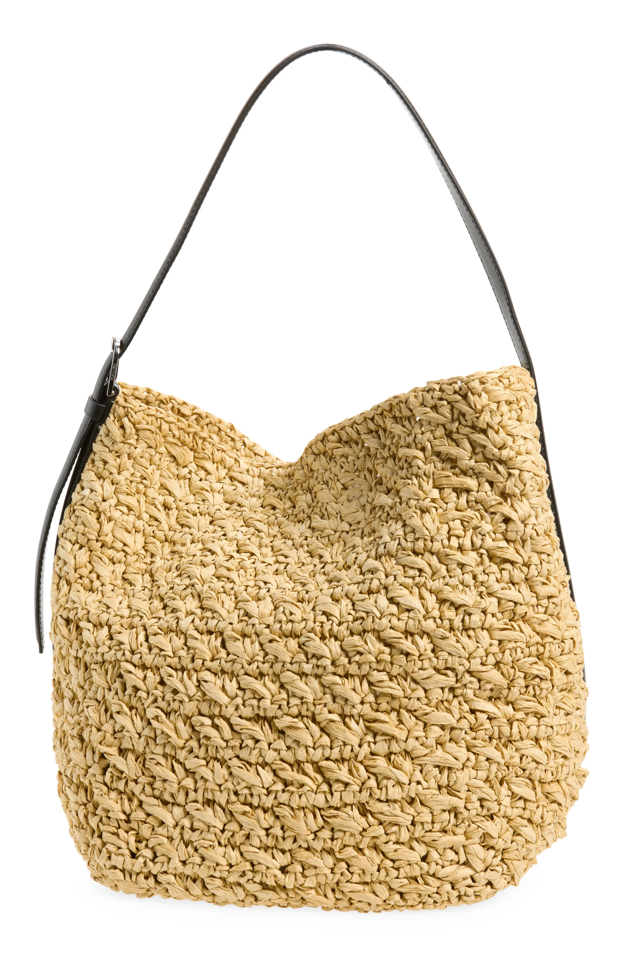 TOTEME Medium Belted Straw Tote (Women) | Nordstrom | Nordstrom