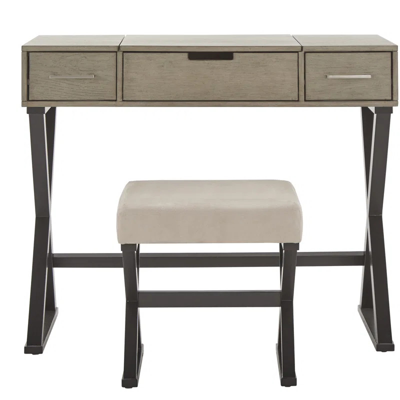 Rohan Vanity Set with Mirror | Wayfair North America