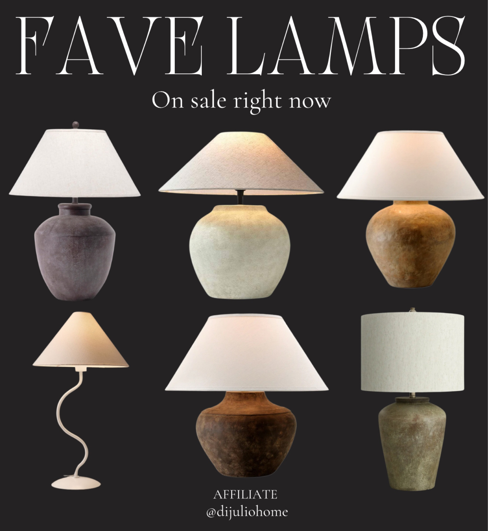 Favorite lamps currently on sale 🫶🏼

#LTKHome #LTKMostLoved #LTKSaleAlert
