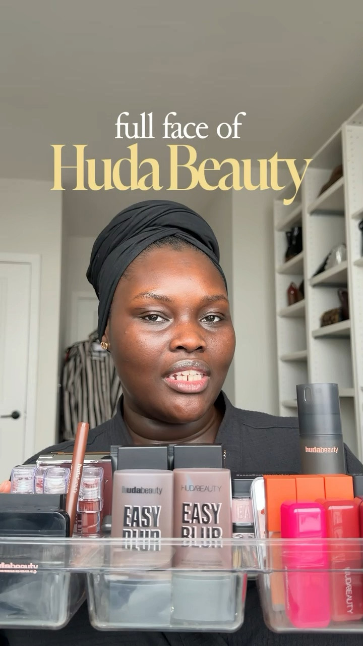 Full face of Huda Beauty Products✨

(Dark skin makeup inspo, sephora finds, makeup tutorial) 

#LTKBeauty