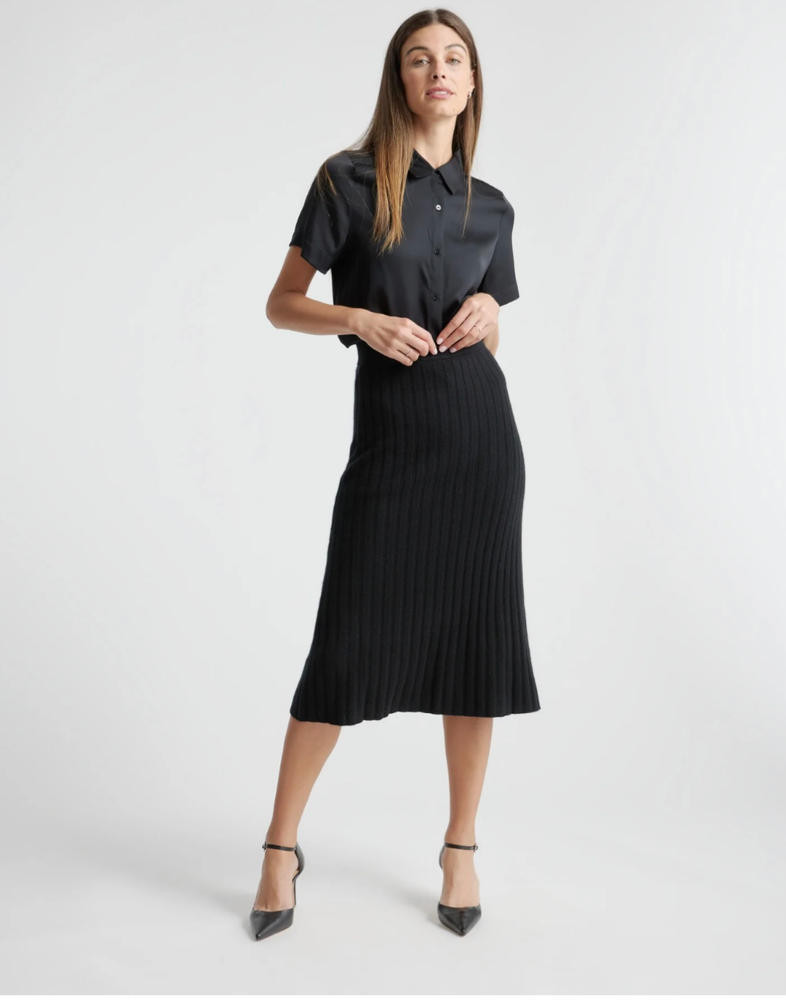 Mongolian Cashmere Midi Skirt | Quince