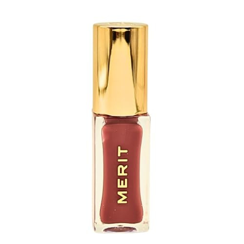 Merit Shade Slick Classics Tinted Lip Oil - Pink Beet (cool pink) 0.23 oz / 7 ml | Amazon (US)