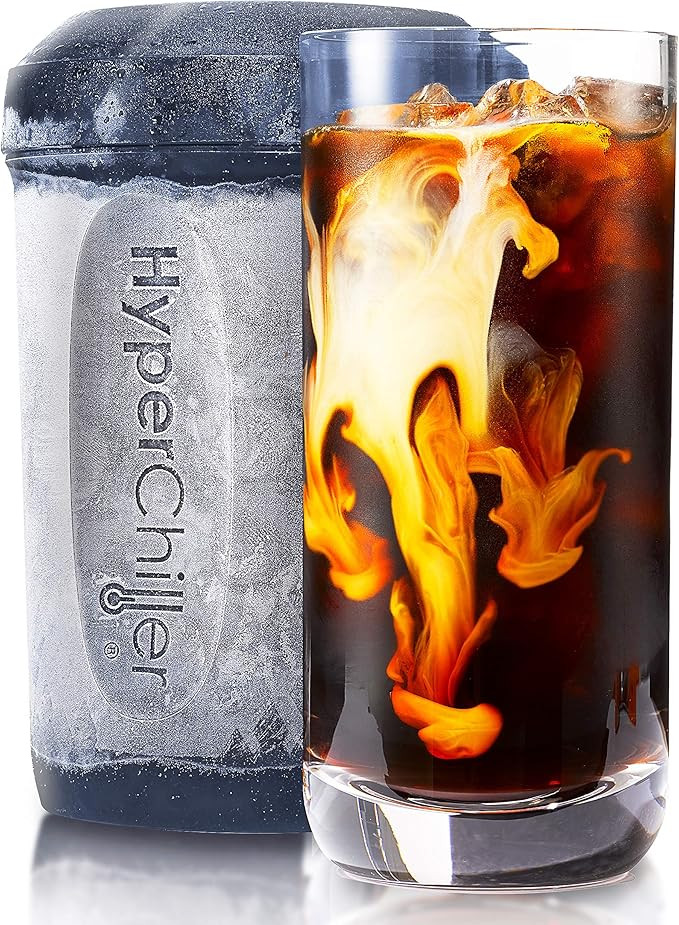 HyperChiller HC2BG Patented Instant Coffee/Beverage Cooler, Ready in One Minute, Reusable for Ice... | Amazon (US)