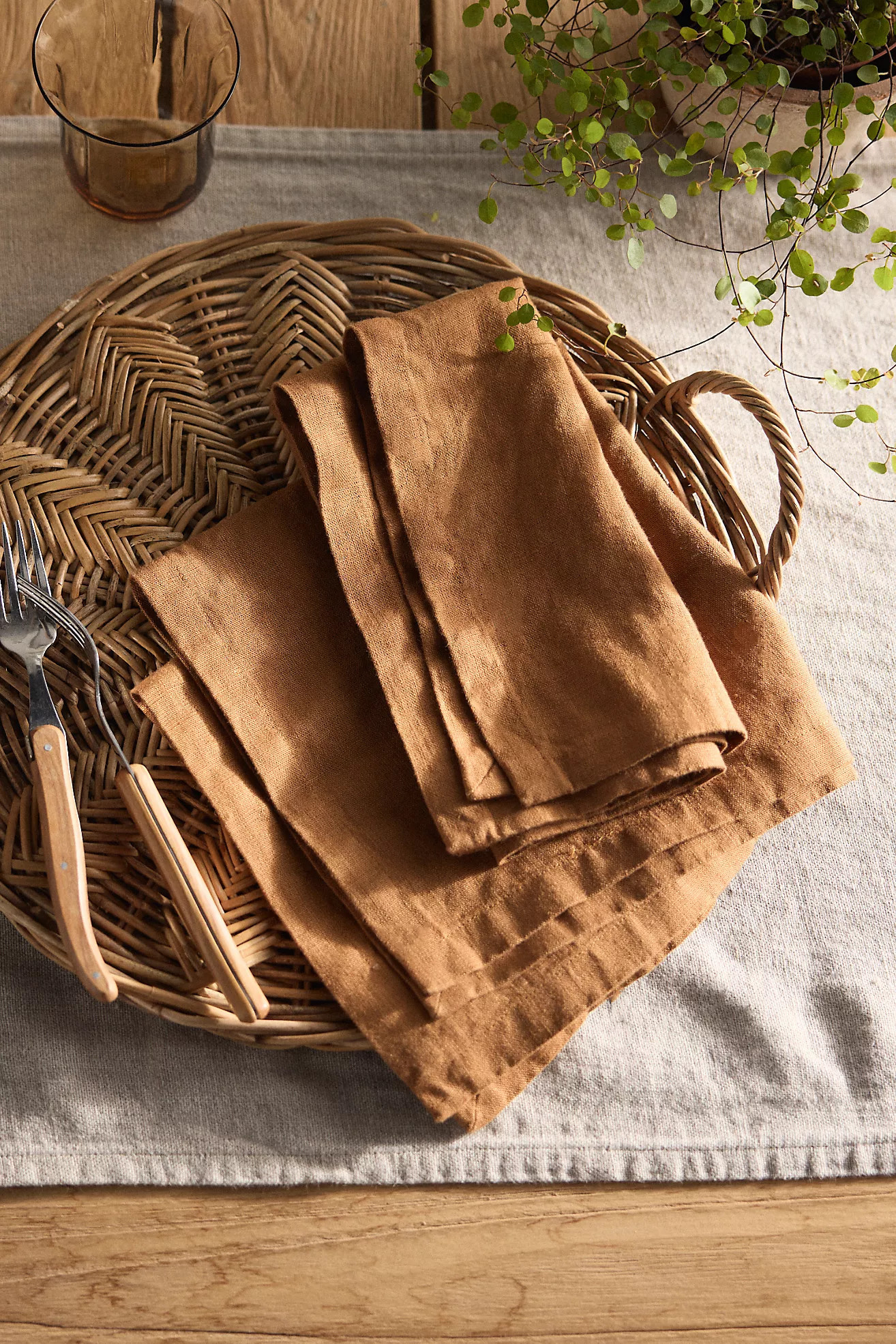 Lithuanian Linen Napkins, Set of 2 | Anthropologie (US)