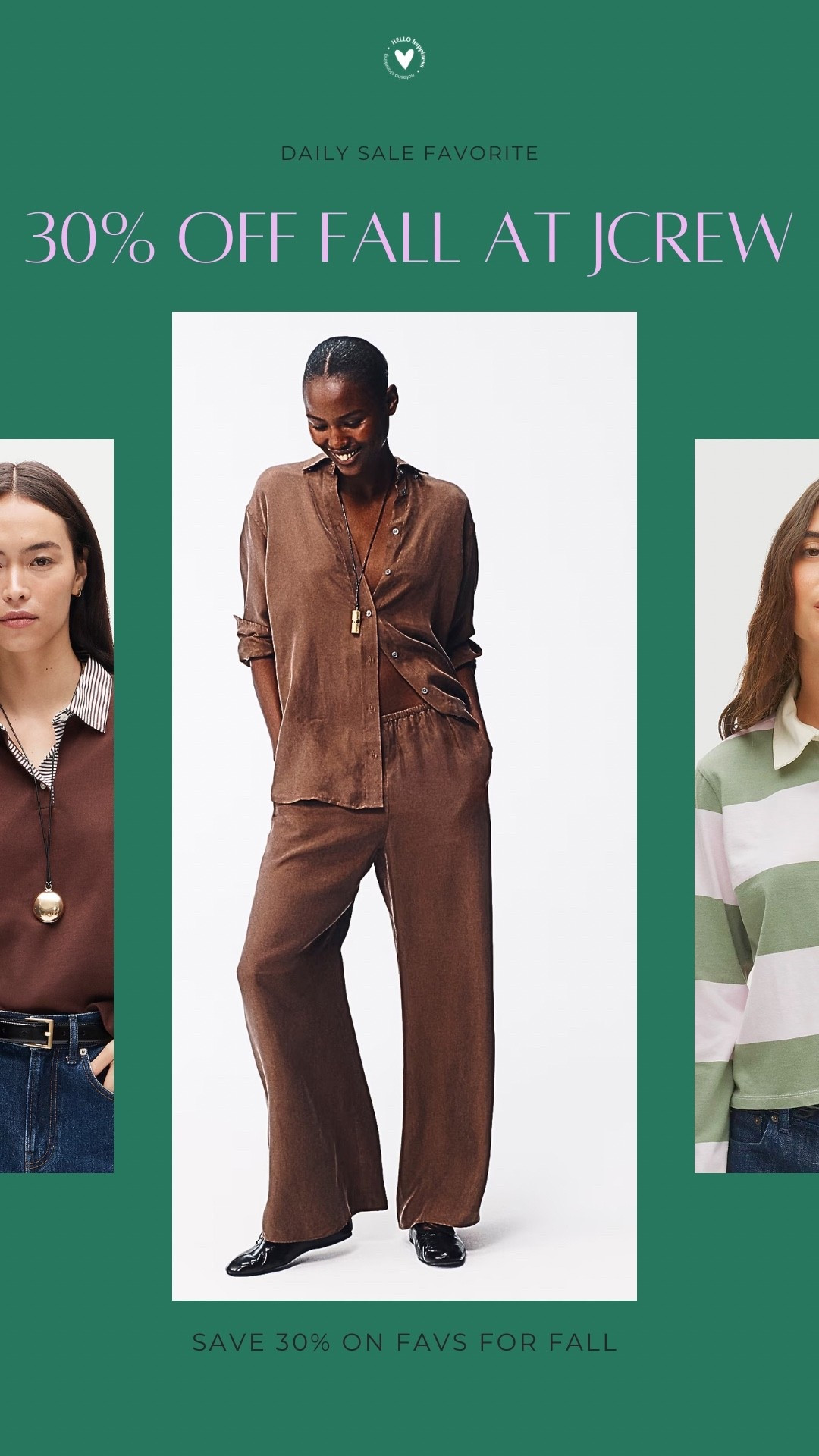 J.CREW FALL FAVS ON SALE 🍂🤎 Save 30% on so many cute pieces right now!! Think cozy knits, stripes, rich fall colors + easy staples you’ll wear on repeat.

#LTKootd #LTKSeasonal #LTKSaleAlert