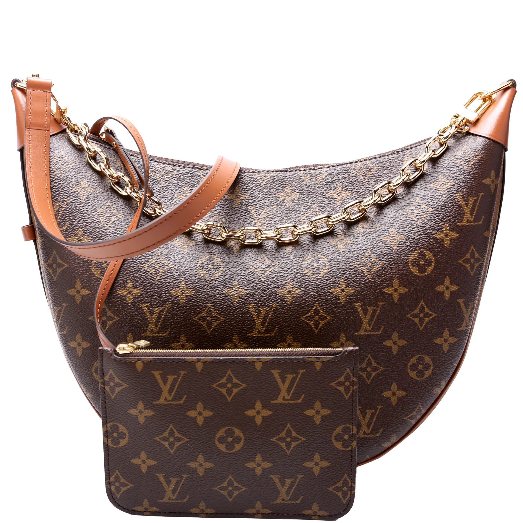 Loop Hobo Reverse Monogram | Keeks Designer Handbags