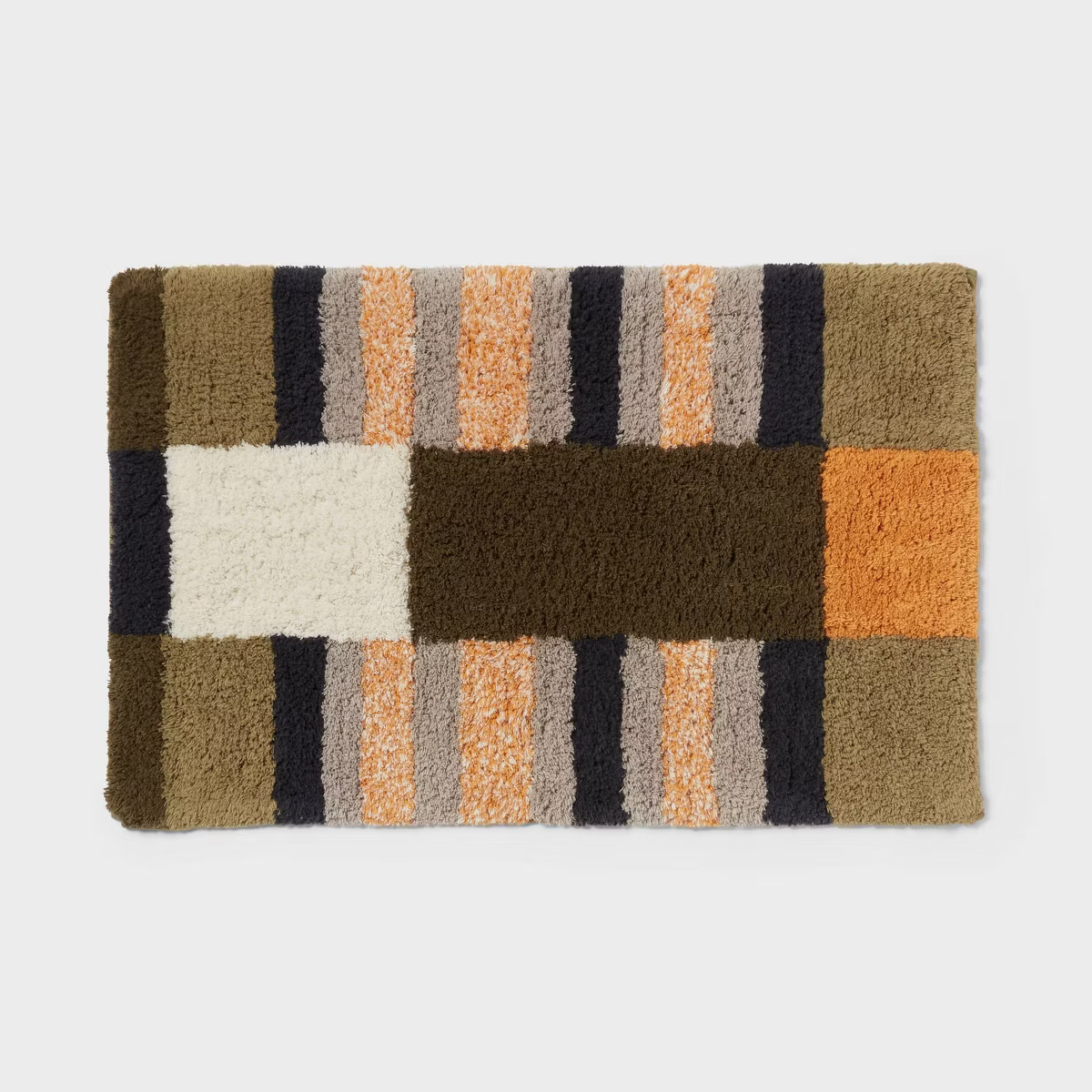 20"x30" Modern Colorblock Tufted Bath Rug - Threshold™ | Target