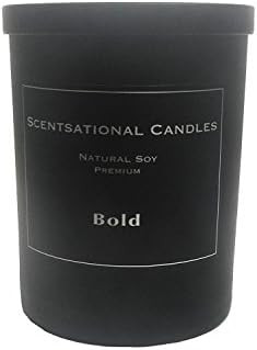 Scentsational Candles, Premium Soy (Man Candle) Bold, Black | Amazon (US)