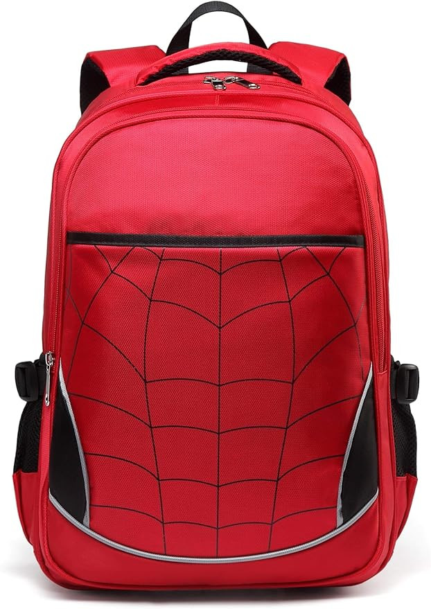 Kids Backpack for Boys Elementary School Bags Durable Kindergarten Bookbags (Red) | Amazon (US)