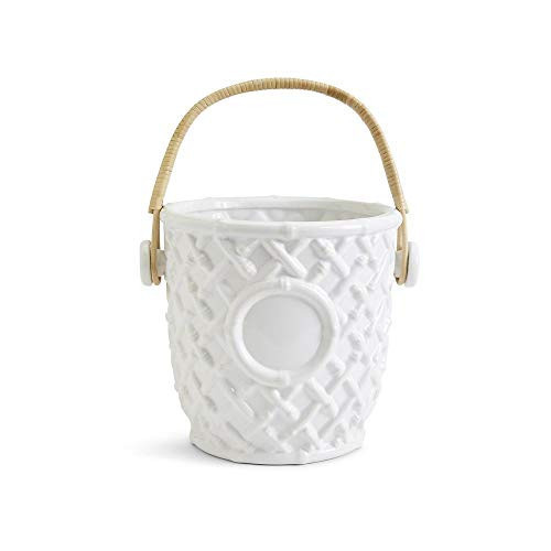 Two's Company Hampton Faux Bamboo Fretwork Champagne/Wine Bucket | Amazon (US)