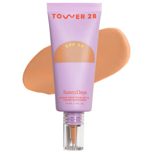 SunnyDays SPF 30 Tinted Sunscreen Foundation - Tower 28 Beauty | Sephora | Sephora (US)