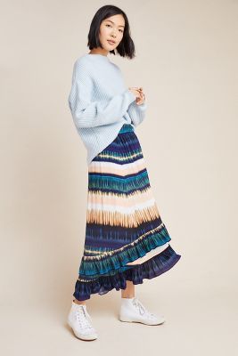 Patrizia Ruffled Maxi Skirt | Anthropologie (US)
