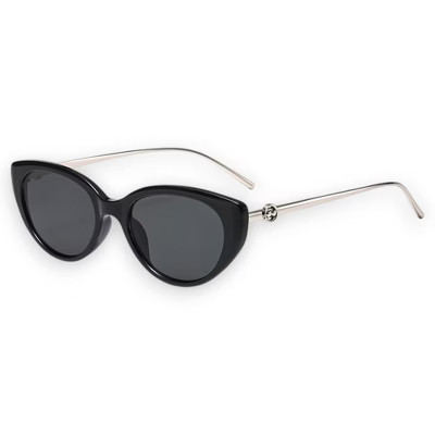 Anna-Kaci Women's Cat Eye UV400 Sunglasses with Trendy Retro Design - Black | Target