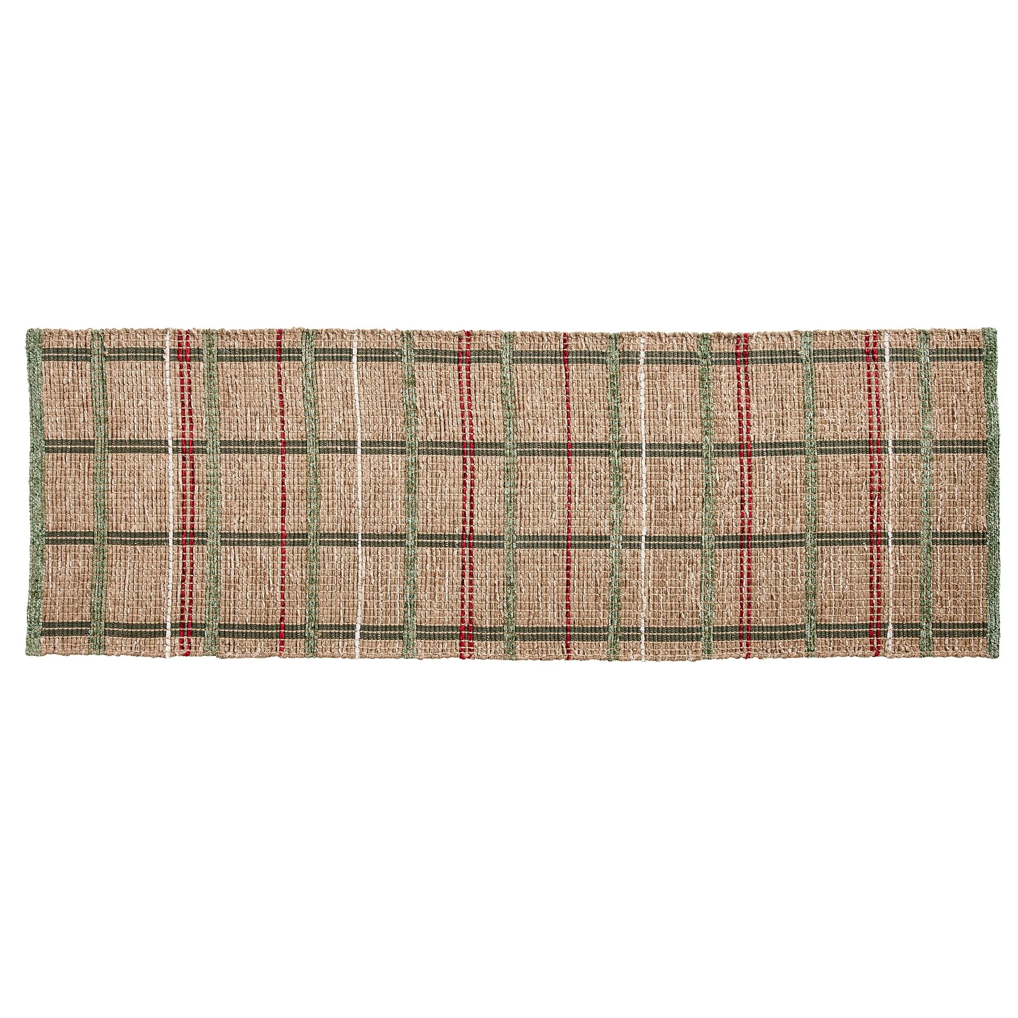 Better Homes & Gardens Jute Plaid 24" x 72'" Runner Rug | Walmart (US)