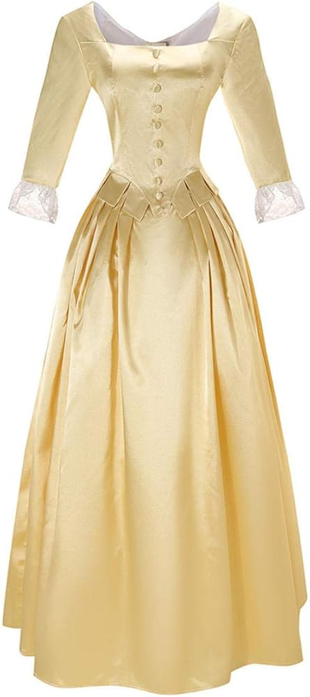 Royal Colonial Girl Child Princess Costume Hamilton Elizabeth Schuyler Angelica Peggy Cosplay Kid Vi | Amazon (US)