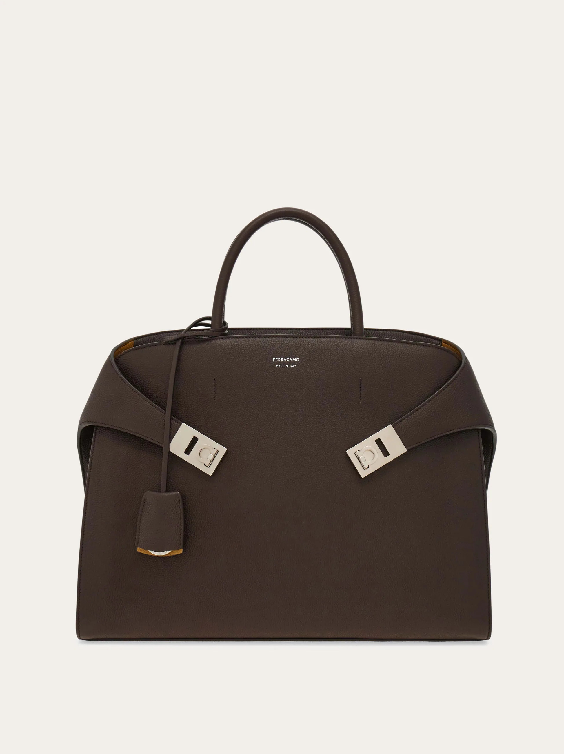 Ferragamo Men Hug briefcase Brown | Ferragamo