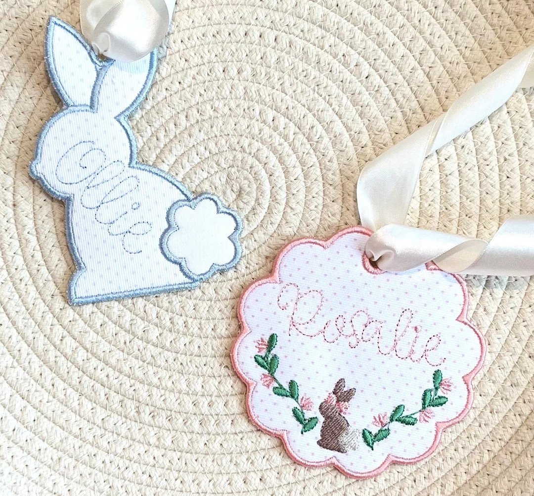 Easter basket name tag | customized | Etsy (US)