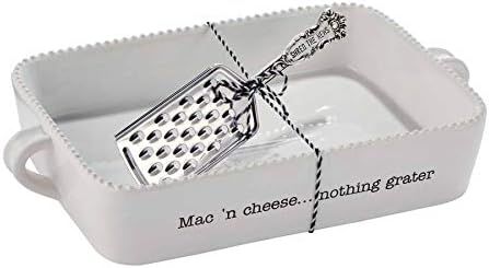 Mud Pie Nothin' Grater Mac and Cheese 2 Piece Set | Amazon (US)