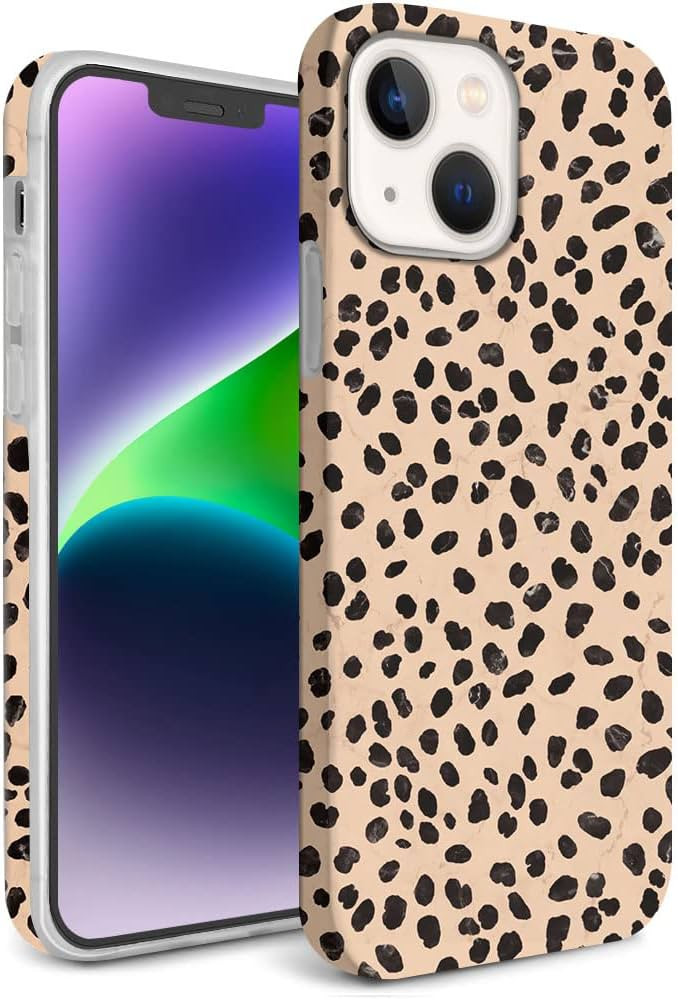 Lapac for Black Polka Dots iPhone 14 Plus Case 6.7 inch 2022, Leopard Print Phone Case for iPhone 14 | Amazon (CA)