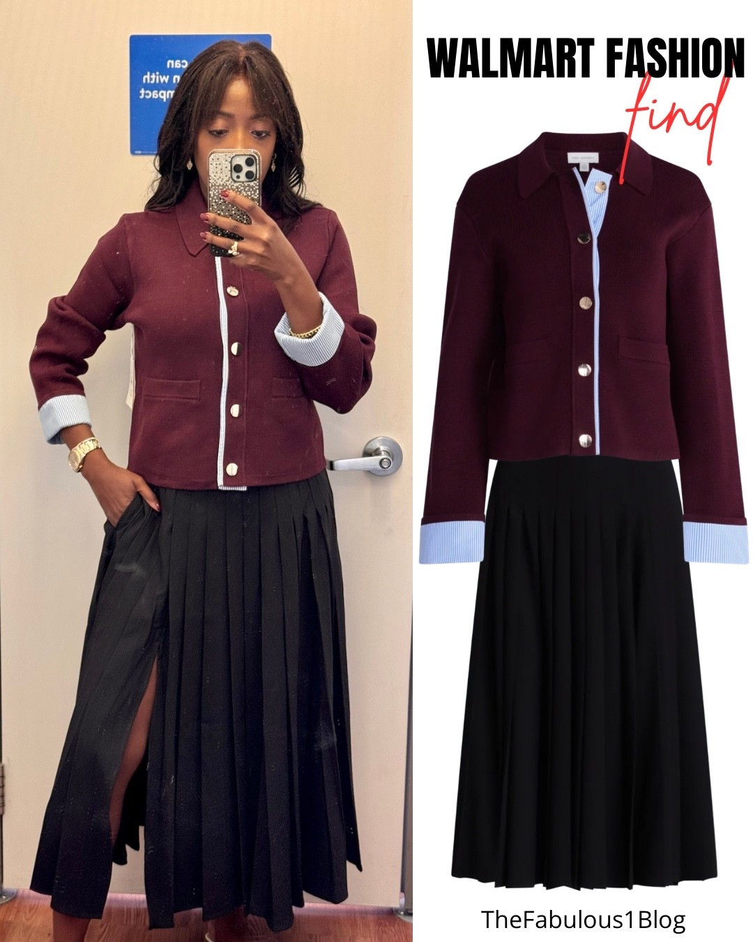 Walmart Fashion Find
Cardigan and pleated maxi skirt are true to size. Wearing size small and 6. 

Fall Fashion, Wear to Work, Fall Outfits,

#LTKootd #LTKOver40 #LTKgrwm