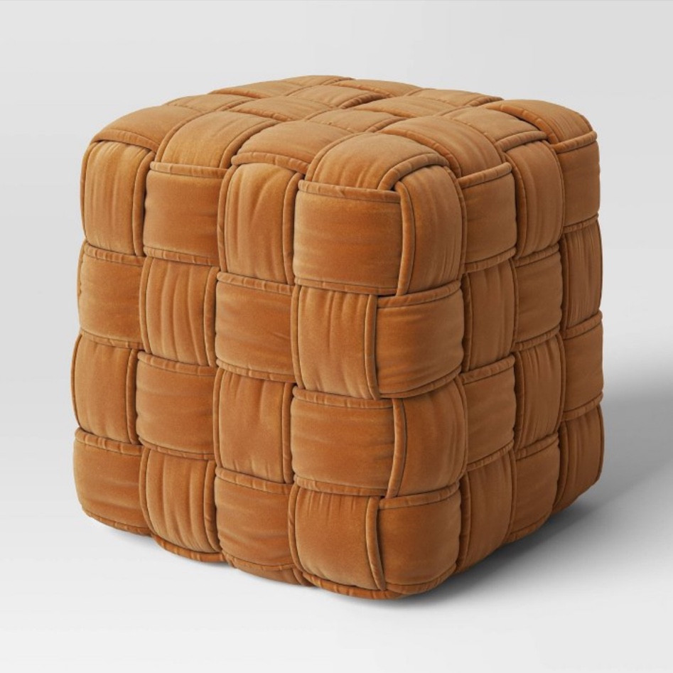Textured ottoman 

#LTKFindsUnder100 #LTKHome #LTKSummerSales