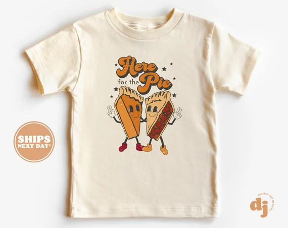 Autumn Toddler Shirt  Here for the Pie Fall Kids Shirt  - Etsy | Etsy (US)
