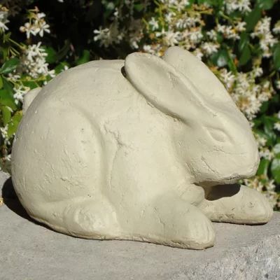 Primitive Fat Bunny Statue Designer Stone, Inc | Wayfair North America