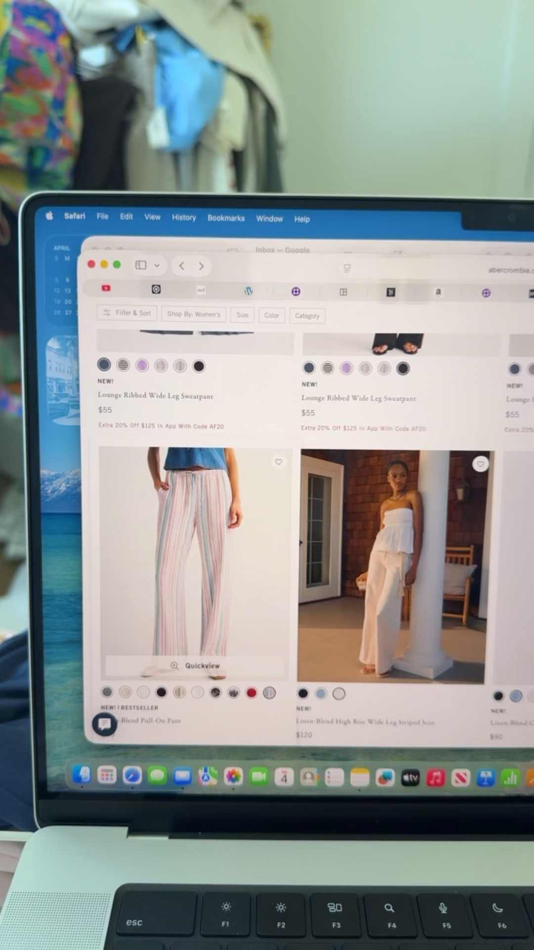 @abercrombie linen pants options