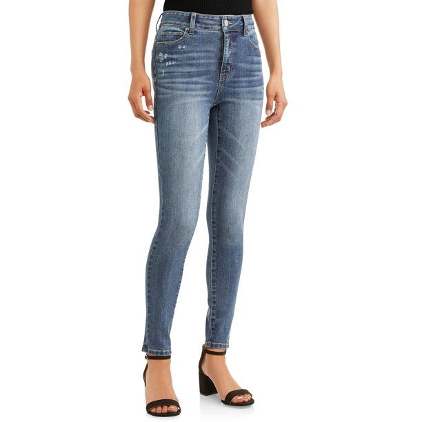 Time and Tru Women's Core High Rise Skinny Jean | Walmart (US)