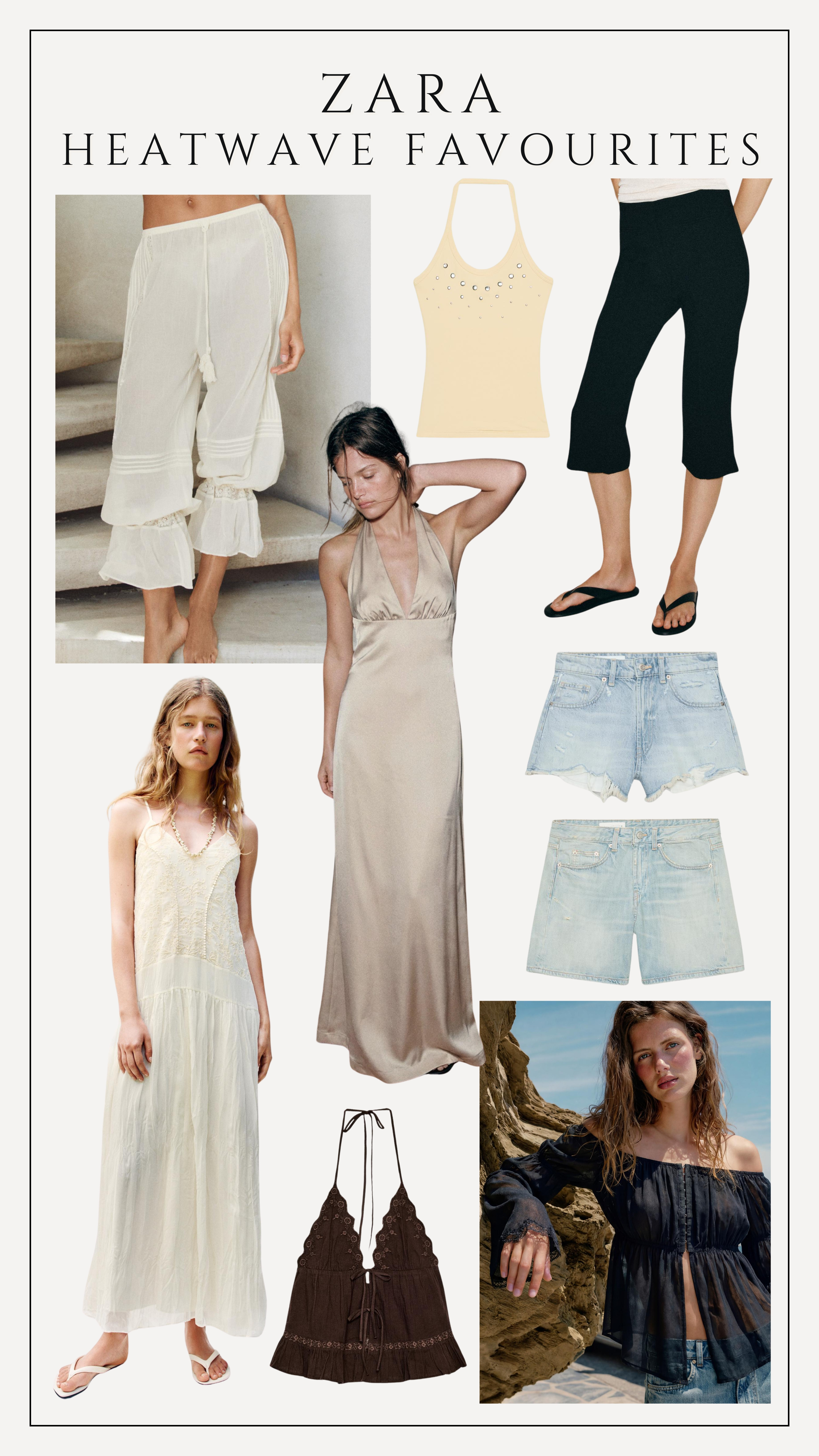 Zara new in heatwave favourites 💛

denim shorts, jorts, summer top, summer dress, satin dress, lace dress, wedding guest dress, capris, balloon trousers, vest top, going out top 

 #LTKsummer #LTKfestival #LTKdresses